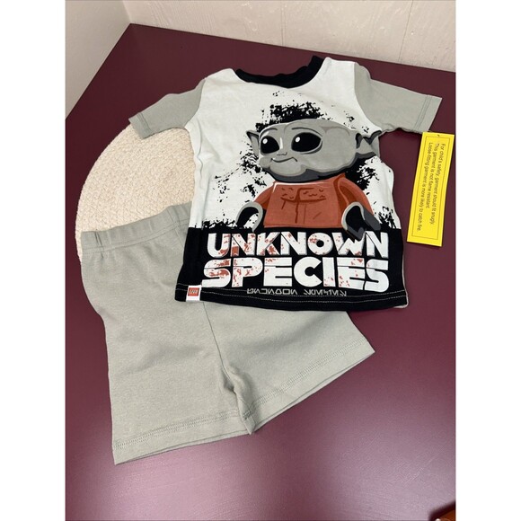 SGI Apparel Lego Star Wars Baby Yoda Childrens Pajamas Size 4T 2 Pairs - Picture 2 of 8